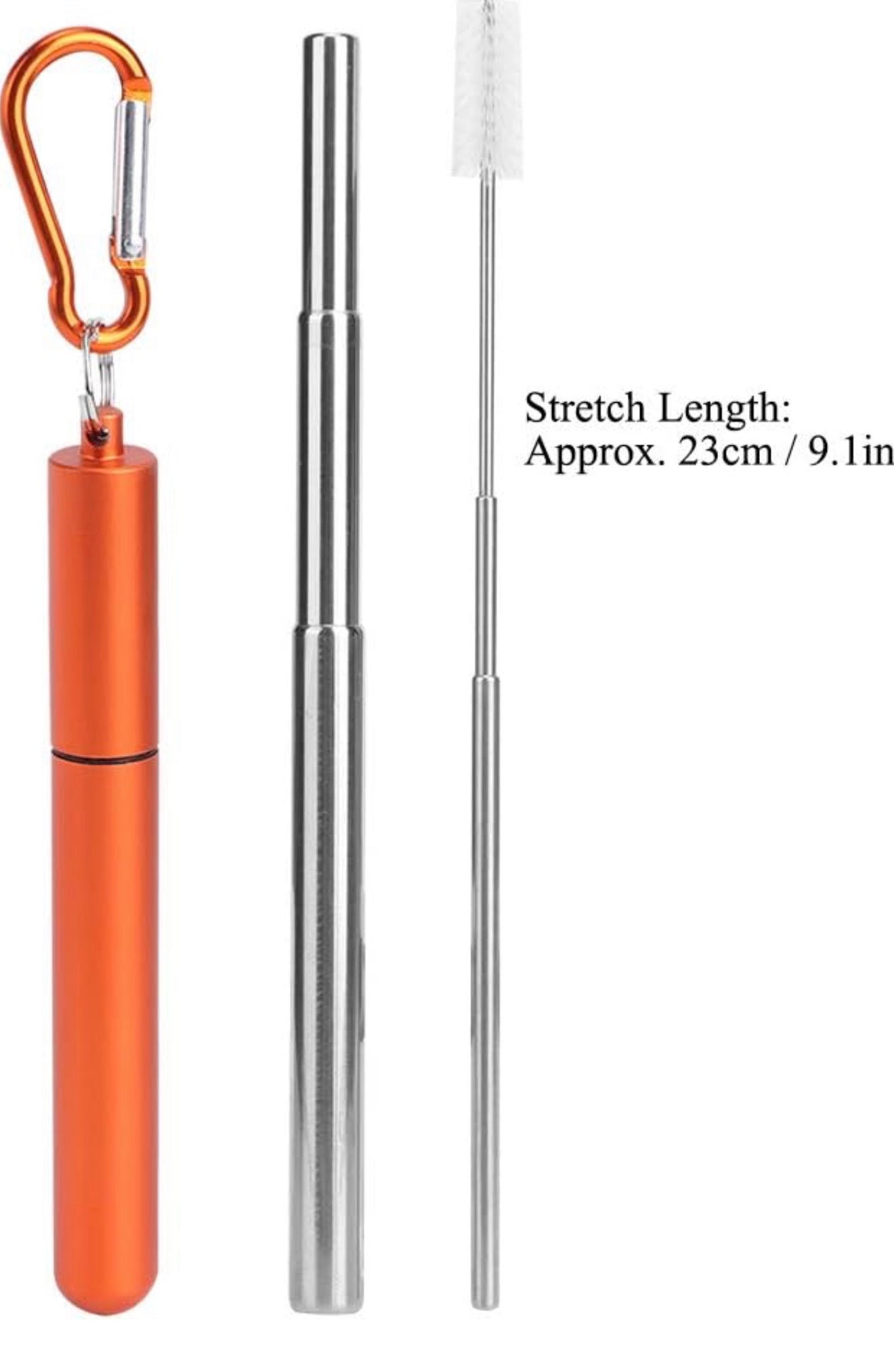 Reusable Straw Keychain