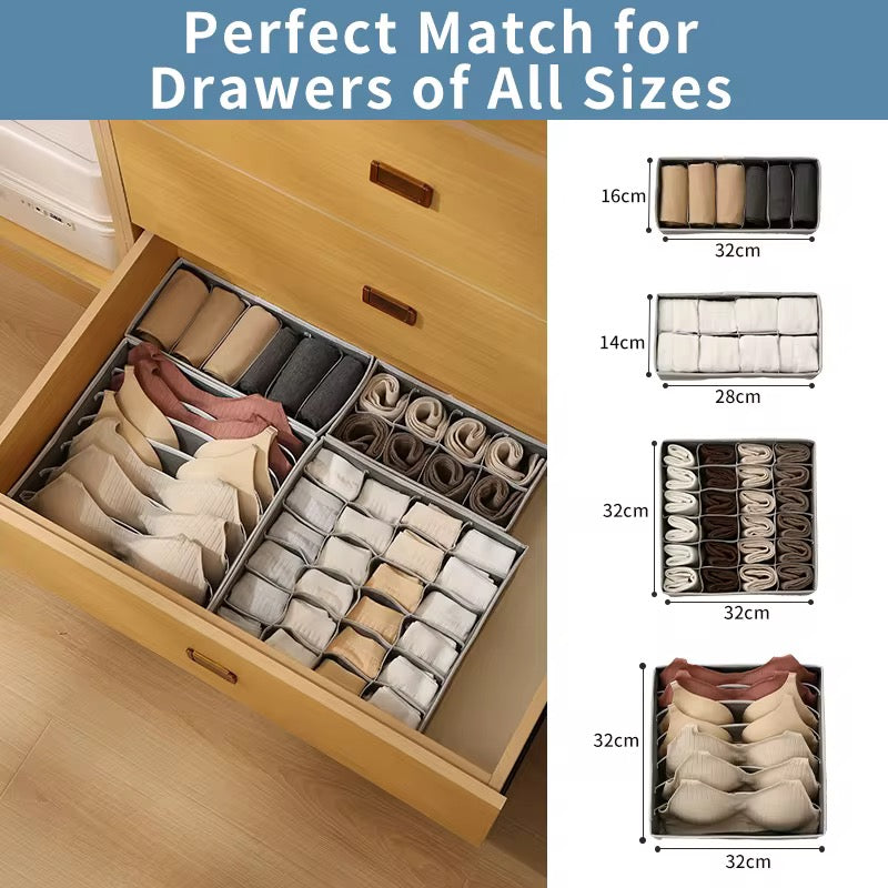 4-Piece Drawer Organizer Set