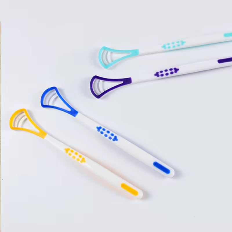 silicone tongue scraper