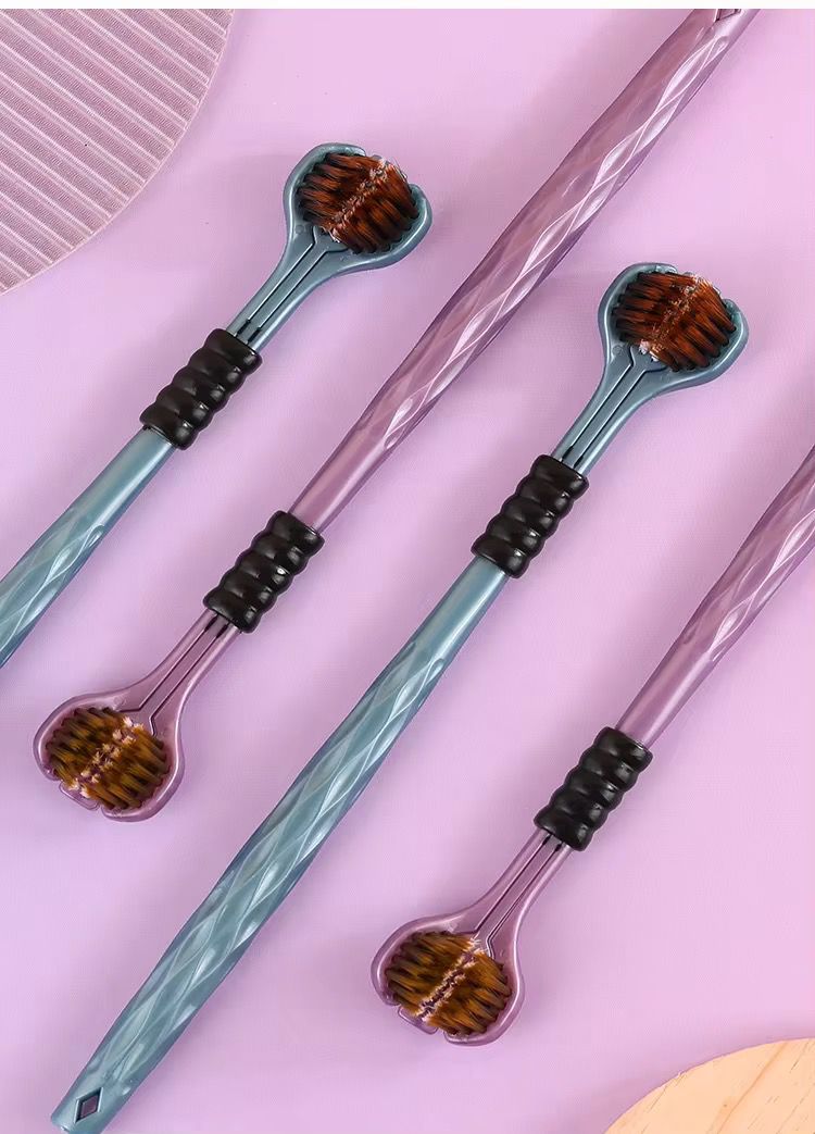 Three-Sided Toothbrush (Pair)