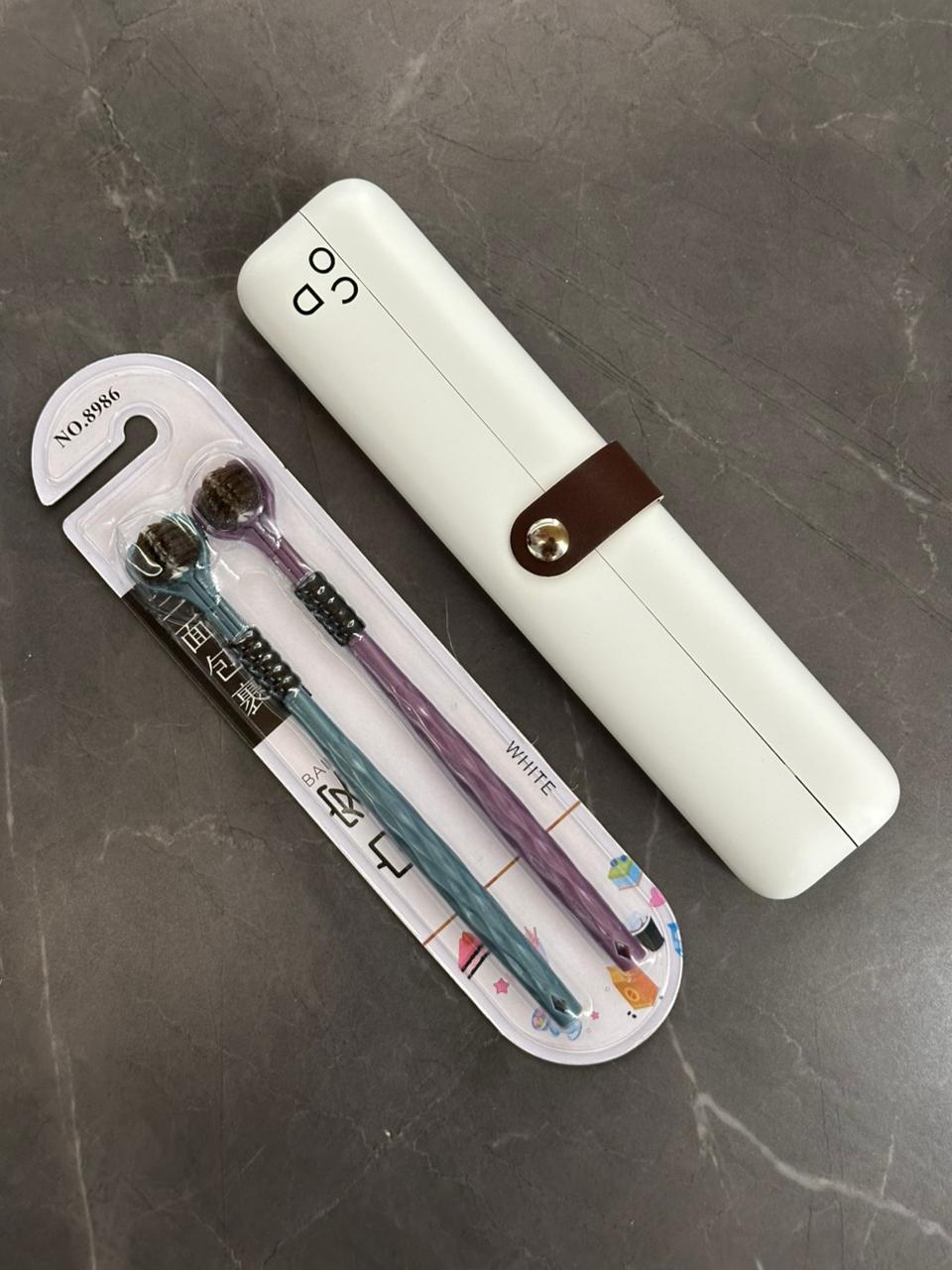 Sterilo + 3 sided toothbrush (pair)